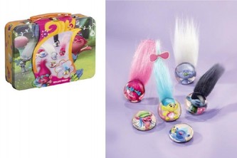 Kufřík s magnety Trollové plech 18x13x5,5cm