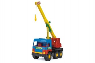 Auto middle Truck  jeřáb plast 36cm Wader v sáčku