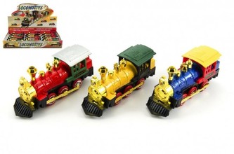 Lokomotiva/Vlak 14cm kov na setrvačník