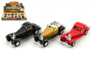 Auto veterán kov 11cm na zpětné natažení