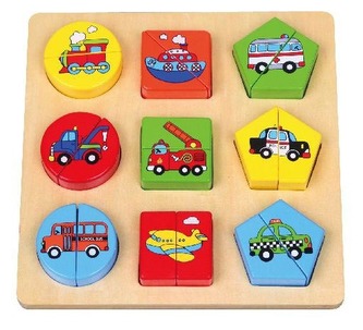 Puzzle dopravní prostředky