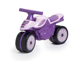 Odstrkovadlo - motorka fialová