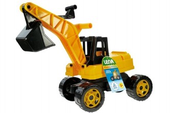 Bagr žlutočerný 65cm s plastovými koly