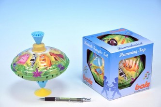 Káča hrající kovová džungle, průměr 16 cm