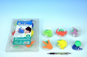 Sada velká razítka pěna/plast pro nejmenší 6ks v krabici