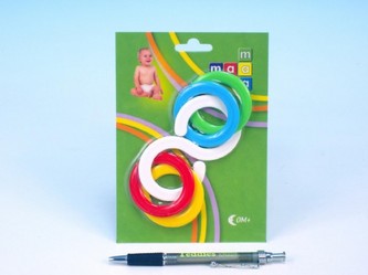 Kousátko plast Maamaa 14cm na kartě od 0 měsíců