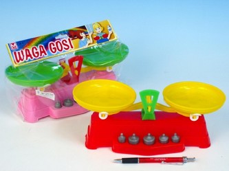 Váha plast 25cm asst 3 barvy v sáčku