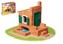 Stavebnice Teifoc Domek Miquel 110ks v krabici 35x29x8cm