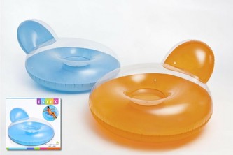 Lehátko/křeslo s opěrkou nafukovací 137x122cm v krabici