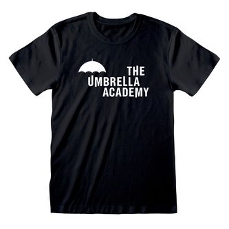 Pánské tričko The Umbrella Academy: Logo (XL) černá bavlna