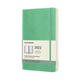 Moleskine Plánovací zápisník 2022 měkký zelený L