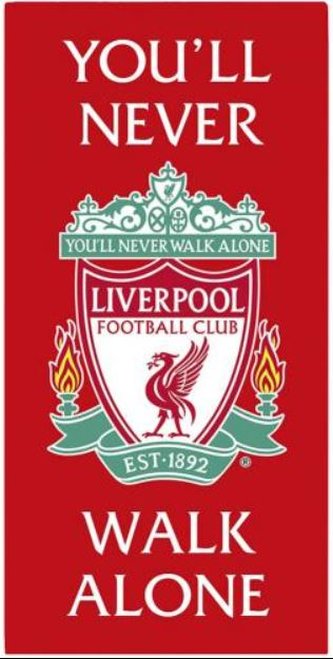 Ručník - osuška FC Liverpool: Logo YNWA (70 x 140 cm)