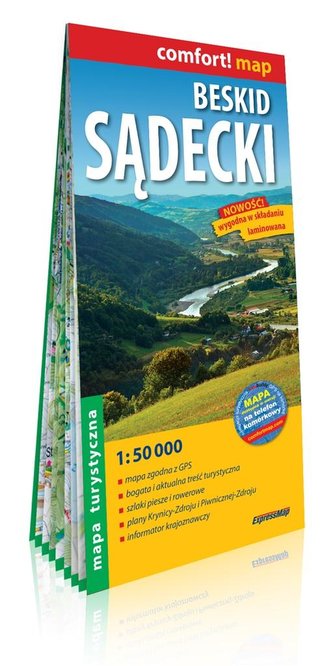 Comfort! map Beskid Sądecki 1:50 000 mapa