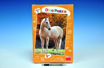 Puzzle Kůň Bělouš XL 33x47cm 300 dílků v krabici 23x34x3,5cm