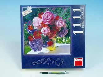 Puzzle Kytice 68x68cm 1111 dílků v krabici 30x30x7,5cm