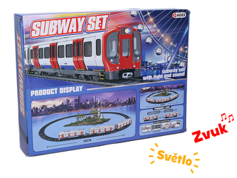 Vlak metra s dráhou 88cm v krabičce