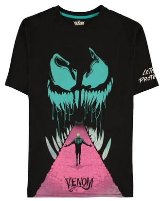 Pánské tričko Marvel|Venom: Lethal Protector (S) černá bavlna