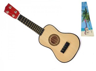 Ukulele/kytara dřevo/kov 44cm v krabičce