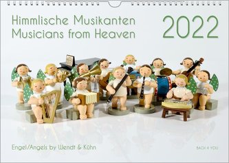 Der Engel-Kalender, ein Musik-Kalender 2022, DIN A3