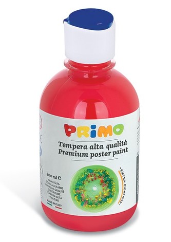 Temperová barva PRIMO, 300ml, červená