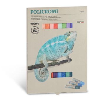 Měkké křídy PRIMO LUX, 13 x 13 x 80mm, 24ks