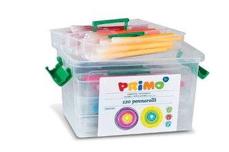 Fixy PRIMO, hrot 2,5mm, sada 120ks ( 12 x 10 barev), PP box