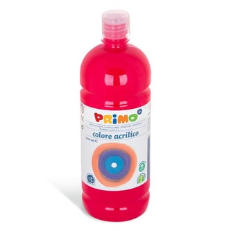 Akrylová barva PRIMO, 1000ml, karmínově červená