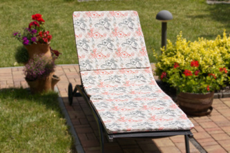 Polstr na plážové lehátko - potah na zip - ptáčci - 60x180 cm