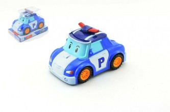 Auto na setrvačník plast 14cm se světkem a zvukem na baterie v krabičce