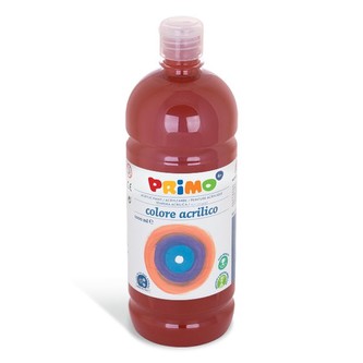Akrylová barva PRIMO, 1000ml, hnědá siena pálená
