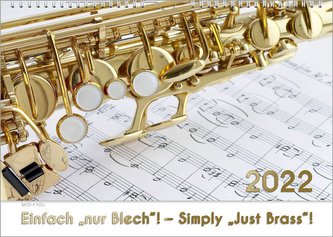 Blech-Instrumente - Musik-Kalender 2022, DIN A3