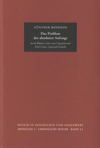Das Problem des absoluten Anfangs