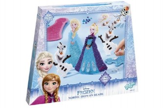 Zažehlovací korálky + 2 podložky 1500ks plast Ledové království/Frozen v krabici