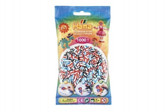 Zažehlovací korálky Hama duhové 1000ks v sáčku