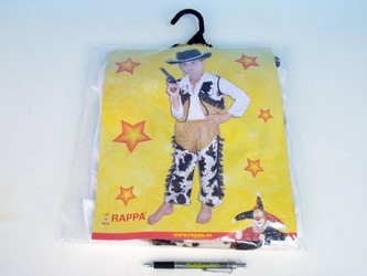 Karnevalový kostým kovboj velikost M, L v sáčku