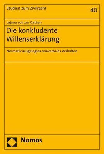 Die konkludente Willenserklärung
