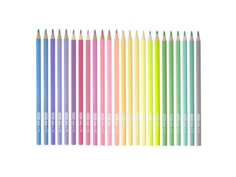 Pastelky EASY PASTEL trojhranné 24ks