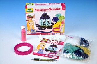 Pletací kruh chobotnice plast v krabici