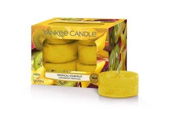 YANKEE CANDLE Tropical Starfruit svíčka 9,8g čajová 12ks