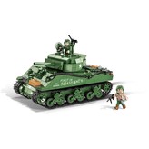 Stavebnice II WW Sherman M4A3E2 Jumbo, 720 k, 2 f