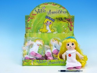 Víla Amálka plyš česky mluvící 22cm na baterie se zvukem
