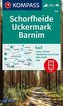 KOMPASS Wanderkarte Schorfheide, Uckermark, Barnim 1:50 000