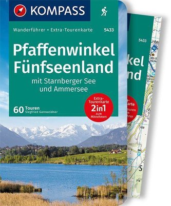 KOMPASS Wanderführer Pfaffenwinkel, Fünfseenland, Starnberger See, Ammersee