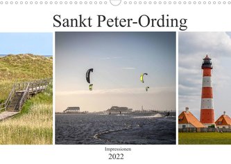 Impressionen aus Sankt Peter-Ording (Wandkalender 2022 DIN A3 quer)