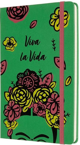 Notes Frida Kahlo 13x21 linia EL zielony MOLESKINE
