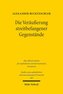 Die Veräußerung streitbefangener Gegenstände