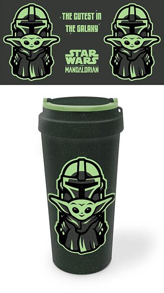 Cestovní hrnek Star Wars|Hvězdné války|The Mandalorian: The Cutest In The Galaxy (objem 450 ml)