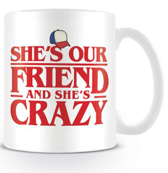 Keramický hrnek Stranger Things: Shes Our Friend (objem 315 ml) bílý