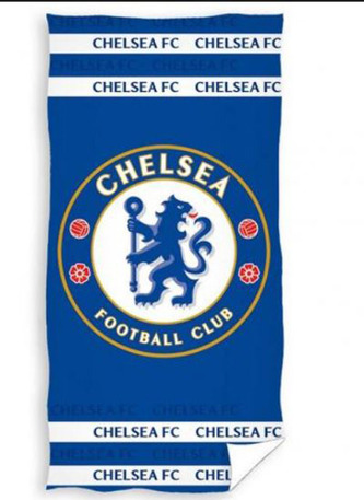 Osuška - ručník FC Chelsea: Znak vzor WB (70 x 140 cm)