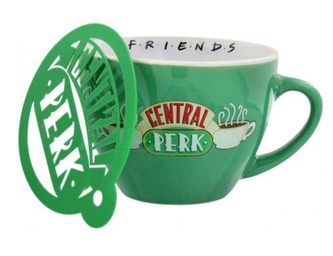 Keramický cappuccino hrnek Friends|Přátelé: Central Perk (objem 630 ml)